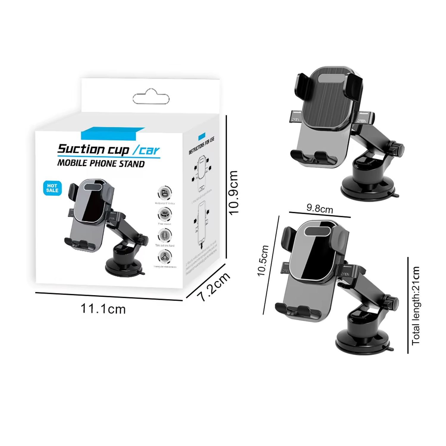 Miniatura 3 de Soporte Celular Carro S91A